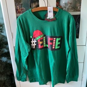 ADTN sz L #ELFIE long sleeve t-shirt nwt